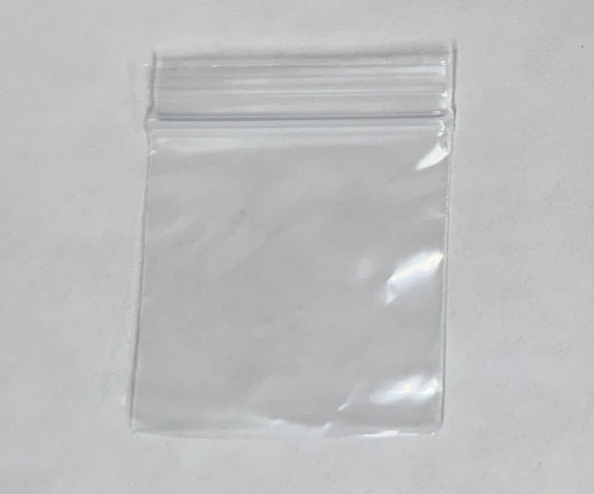 Apple Bags Mini Zip Resealable Baggies, 2020 Clear 2" x 2" 100ct / 1000ct / 3000ct