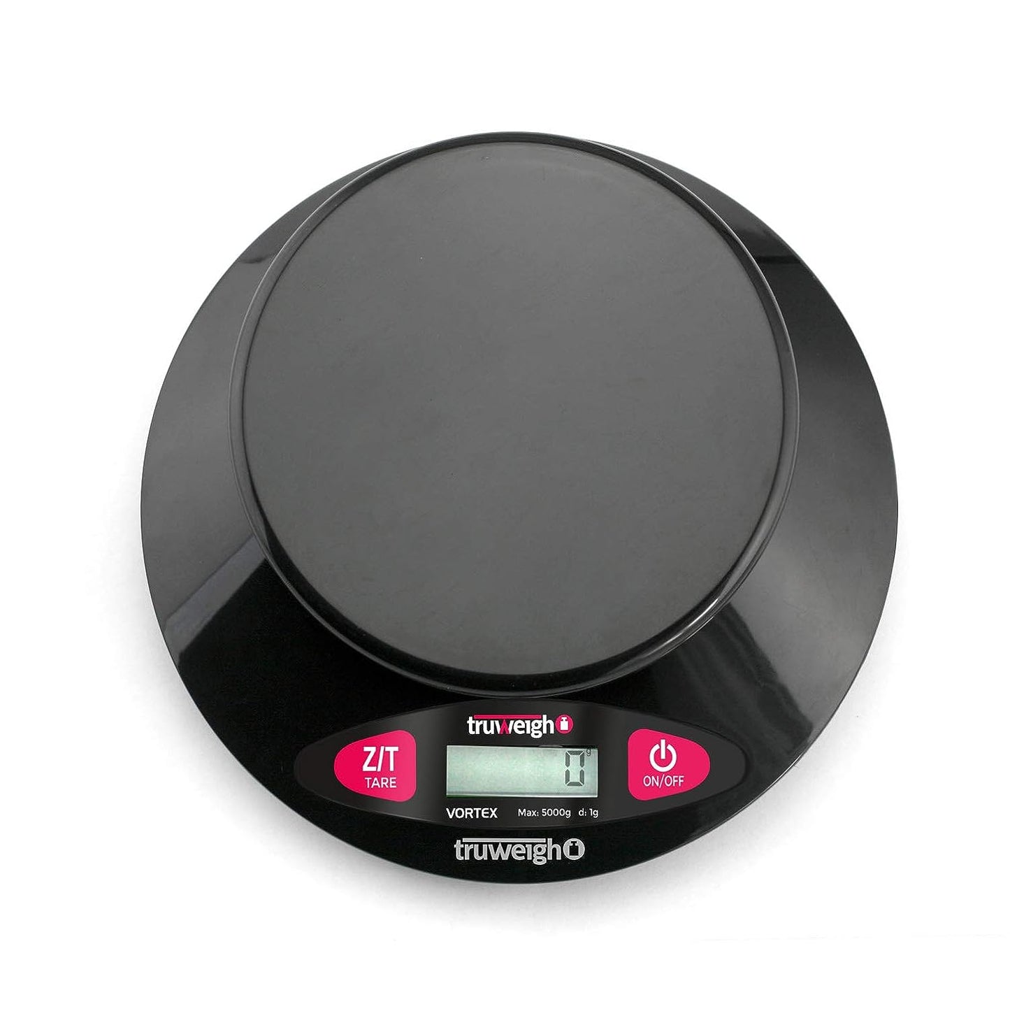 Truweigh Vortex Digital Bowl Scale, 5000g x 1g, Black