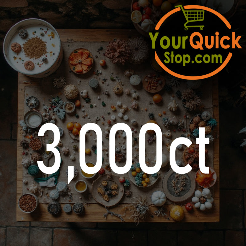 Apple Bags Mini Zip Resealable Baggies, 5858 Yellow 5/8" x 5/8" 100ct / 1000ct / 3000ct