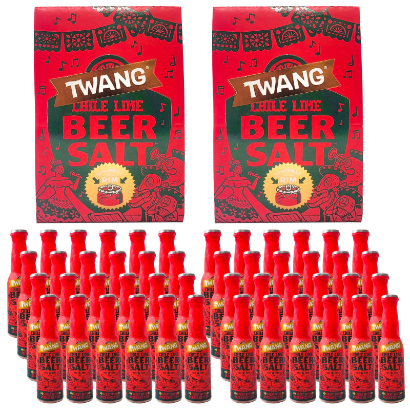 Chile Lime Flavor Twang 1 OZ Beer Salt Bottles, 1ct to 48ct