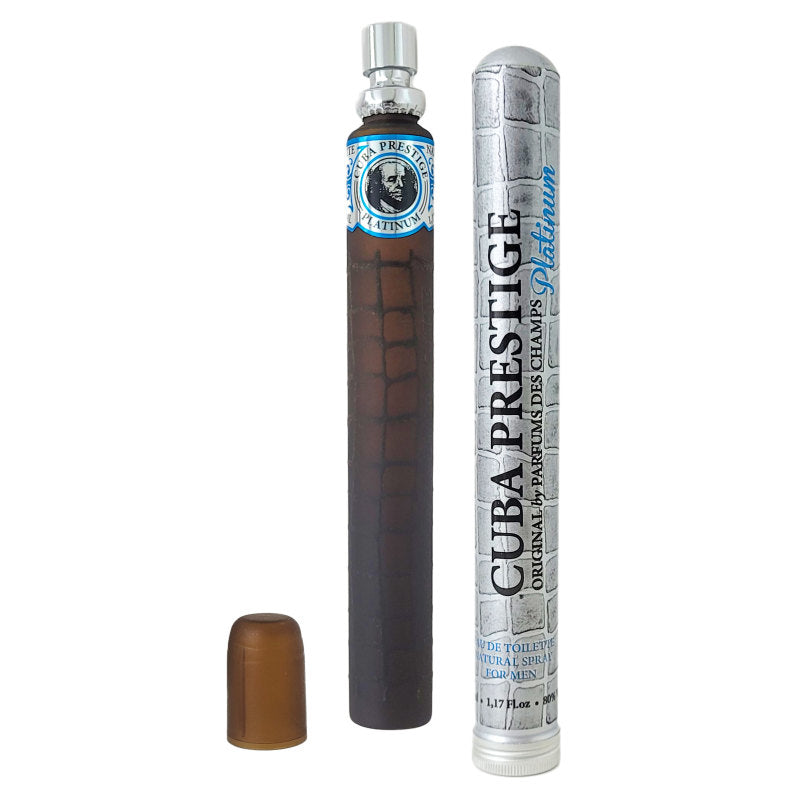 Cuba Prestige Platinum Men 1.17 Ounce Eu de Toilette Cologne Spray