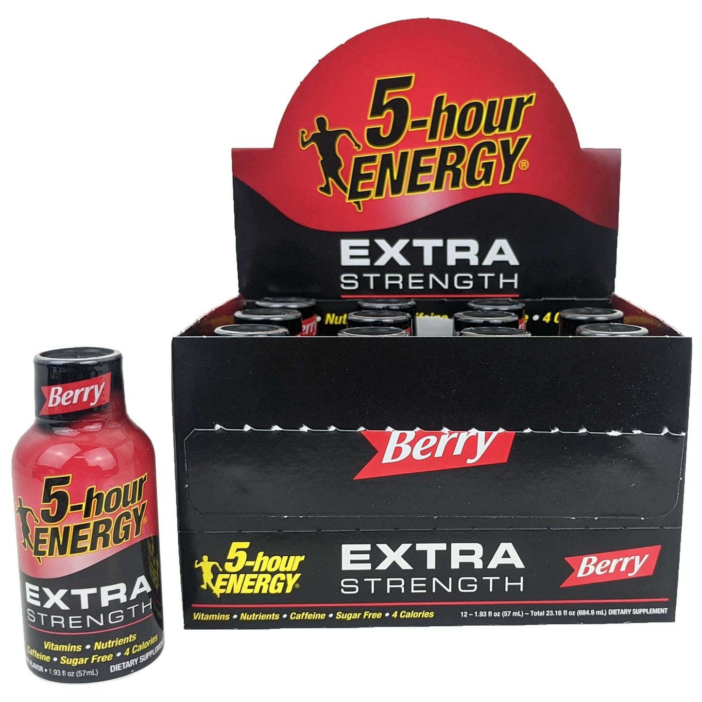 Extra Strength Berry 5-Hour Energy Drink Shots 1.93oz - 1 Bottle