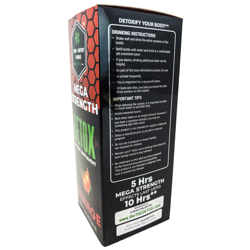 Total Healthy Cleanse Detox Drink 16 fl oz/473ml, Orange