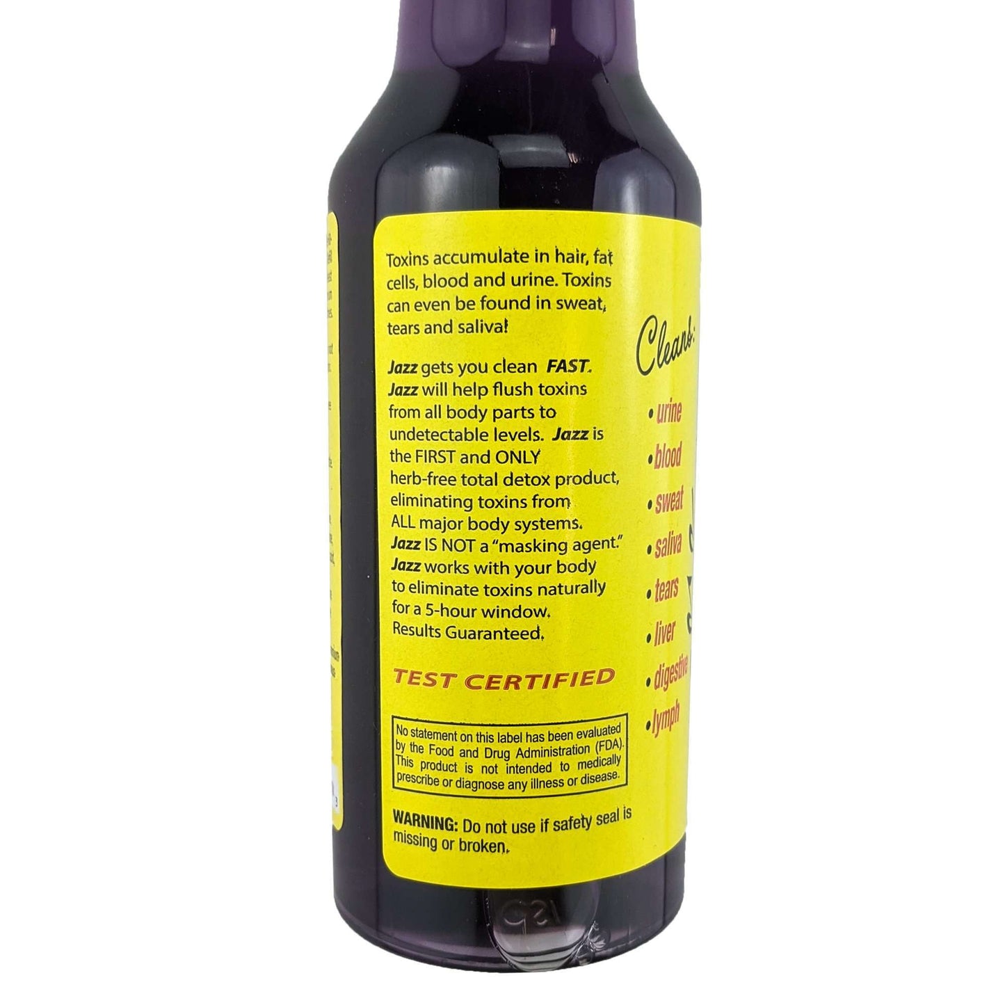 Jazz Total Detox Drink 10oz, Grape Flavor
