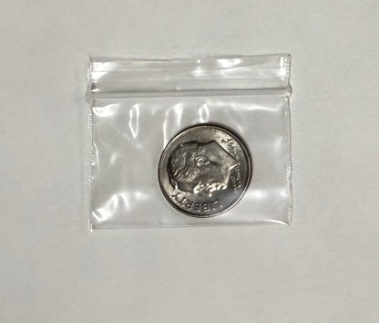 Apple Bags Mini Zip Resealable Baggies, 1510 Clear 1.5" x 1" 100ct / 1000ct / 3000ct