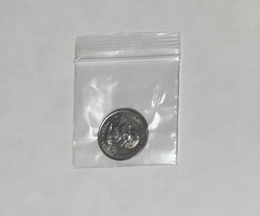 Apple Bags Mini Zip Resealable Baggies, 2020 Clear 2" x 2" 100ct / 1000ct / 3000ct