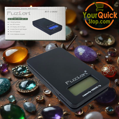 Fuzion RT-1000 Personal Mini Digital Scale, 1000g x 0.1g