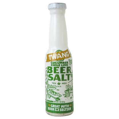 Cucumber Chili Lime Flavor 1 OZ Twang Beer Salt Bottles, 1ct to 48ct