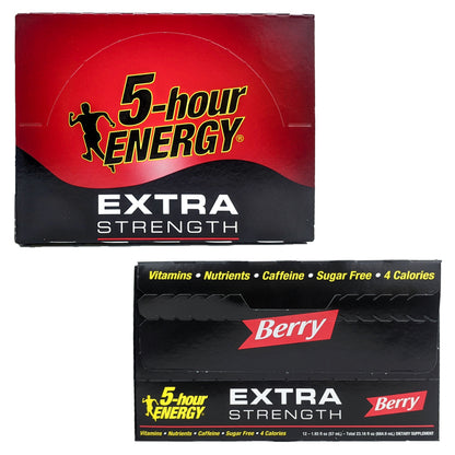 Extra Strength Berry 5-Hour Energy Drink Shots 1.93oz - 6 Bottles
