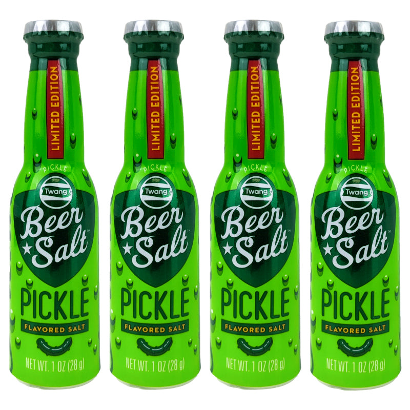4-Pack Twang Beer Salt Bottles, 1 OZ, Pickle Flavor