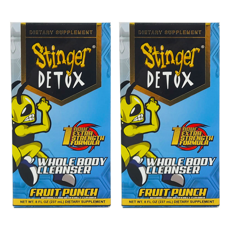 Stinger Detox Whole Body Cleanser 8oz Fruit Punch Flavor