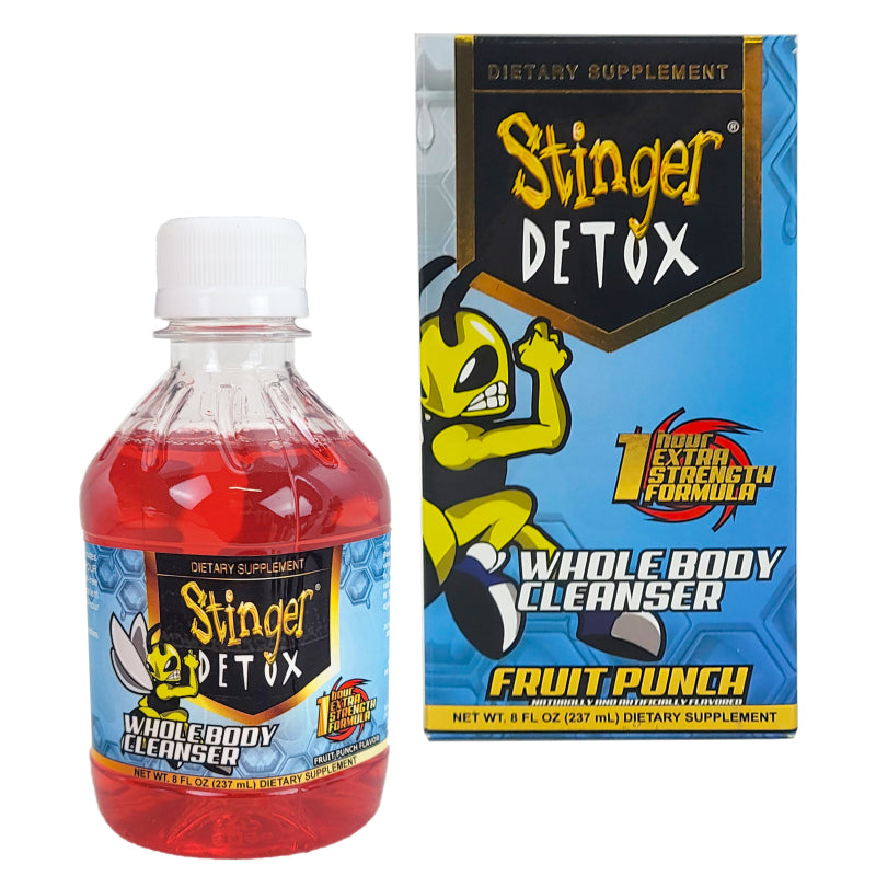 Stinger Detox Whole Body Cleanser 8oz Fruit Punch Flavor