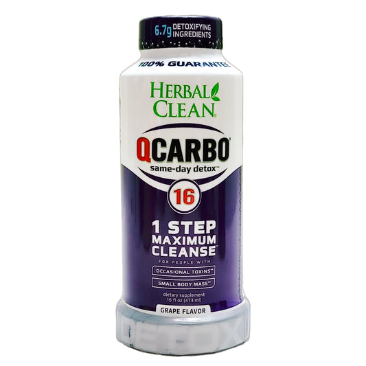 Herbal Clean Qcarbo16 16oz, Grape