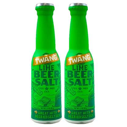 Lime Flavor 1.4 OZ Twang Beer Salt Bottles, 1ct to 48ct