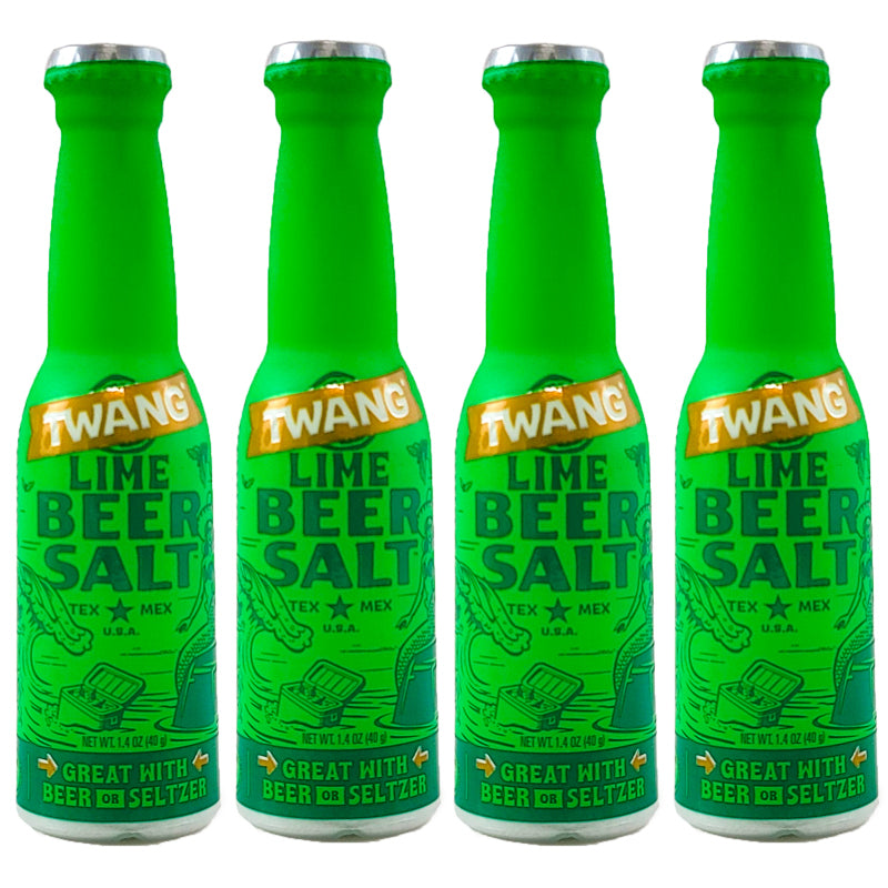 Lime Flavor 1.4 OZ Twang Beer Salt Bottles, 1ct to 48ct