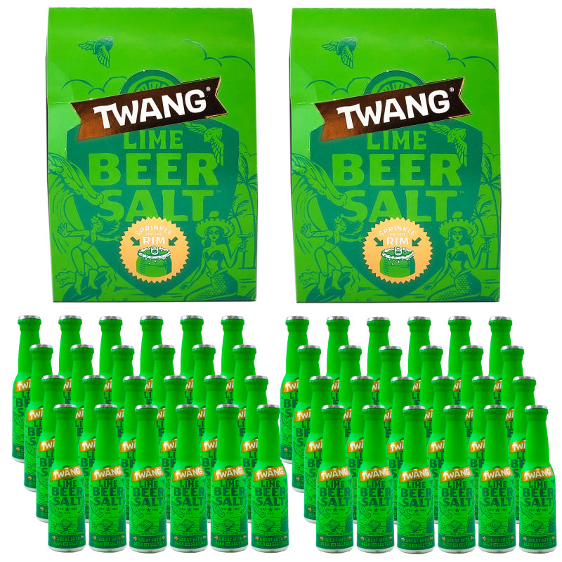 Lime Flavor 1.4 OZ Twang Beer Salt Bottles, 1ct to 48ct