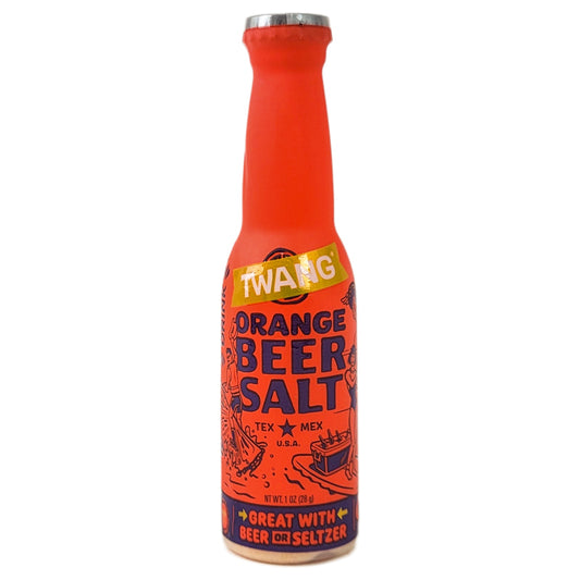 Orange Flavor 1 OZ Twang Beer Salt Bottles, 1ct to 48ct