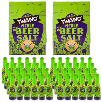 Pickle Flavor 1 OZ Twang Beer Salt Bottles, 1ct to 48ct