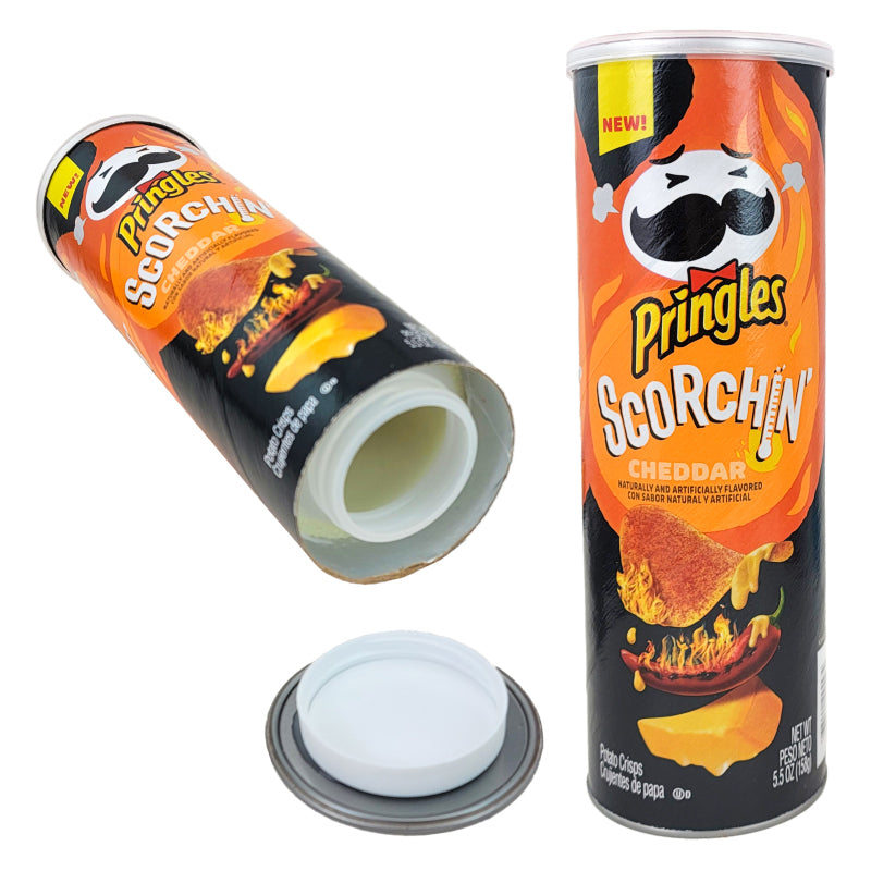 Pringle's Scorchin' Cheddar Can Diversion Stash Hideaway Safe