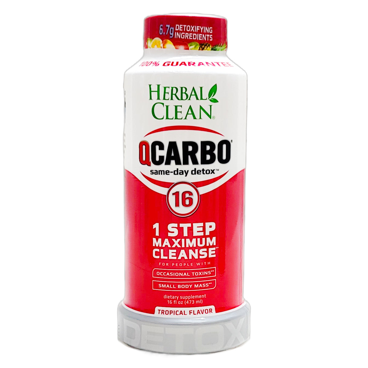 Herbal Clean Qcarbo16 16oz, Tropical
