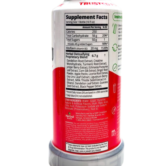 Herbal Clean Qcarbo16 16oz, Tropical