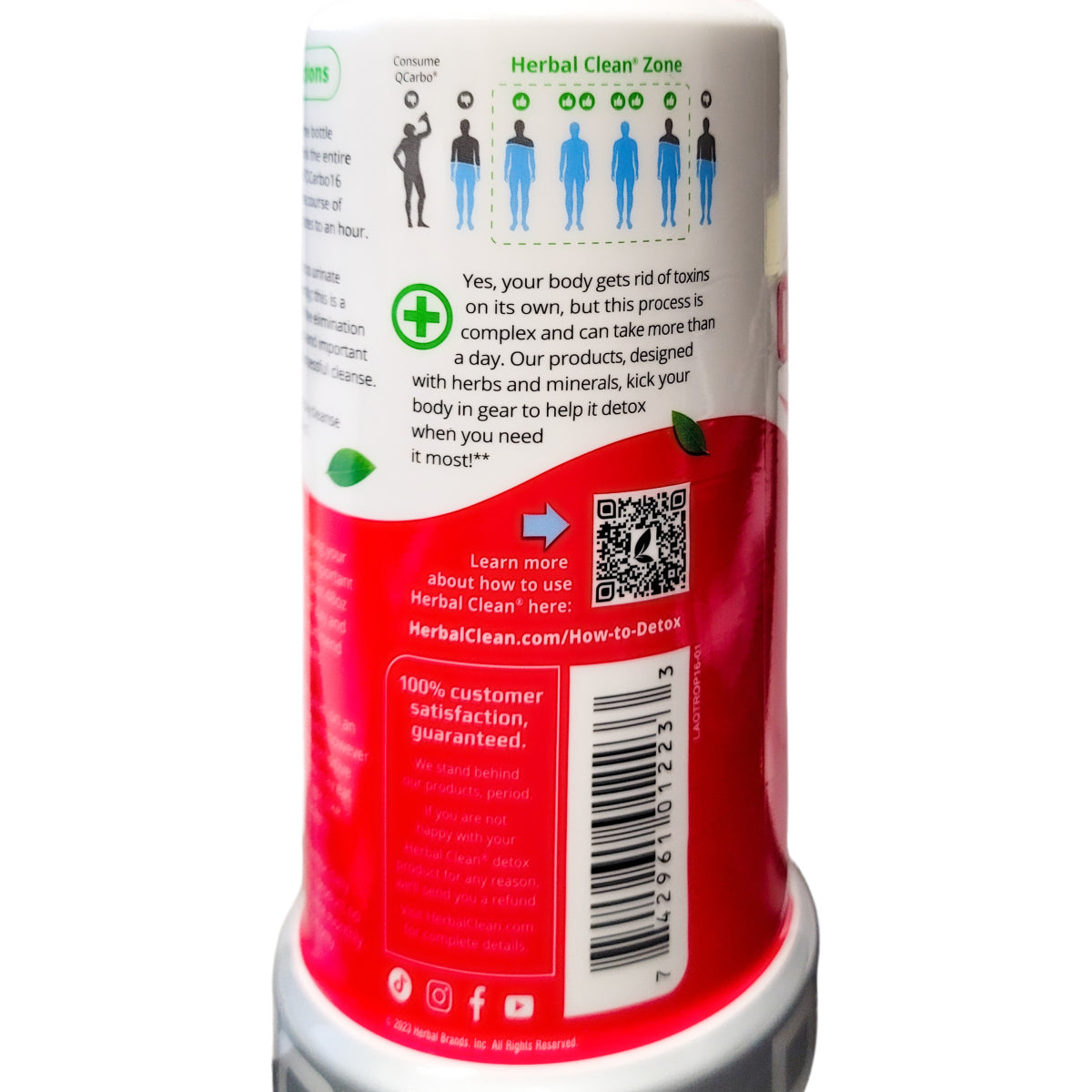 Herbal Clean Qcarbo16 16oz, Tropical