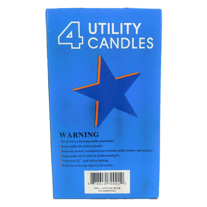 4-Pack Multi-Purpose Utility Candles