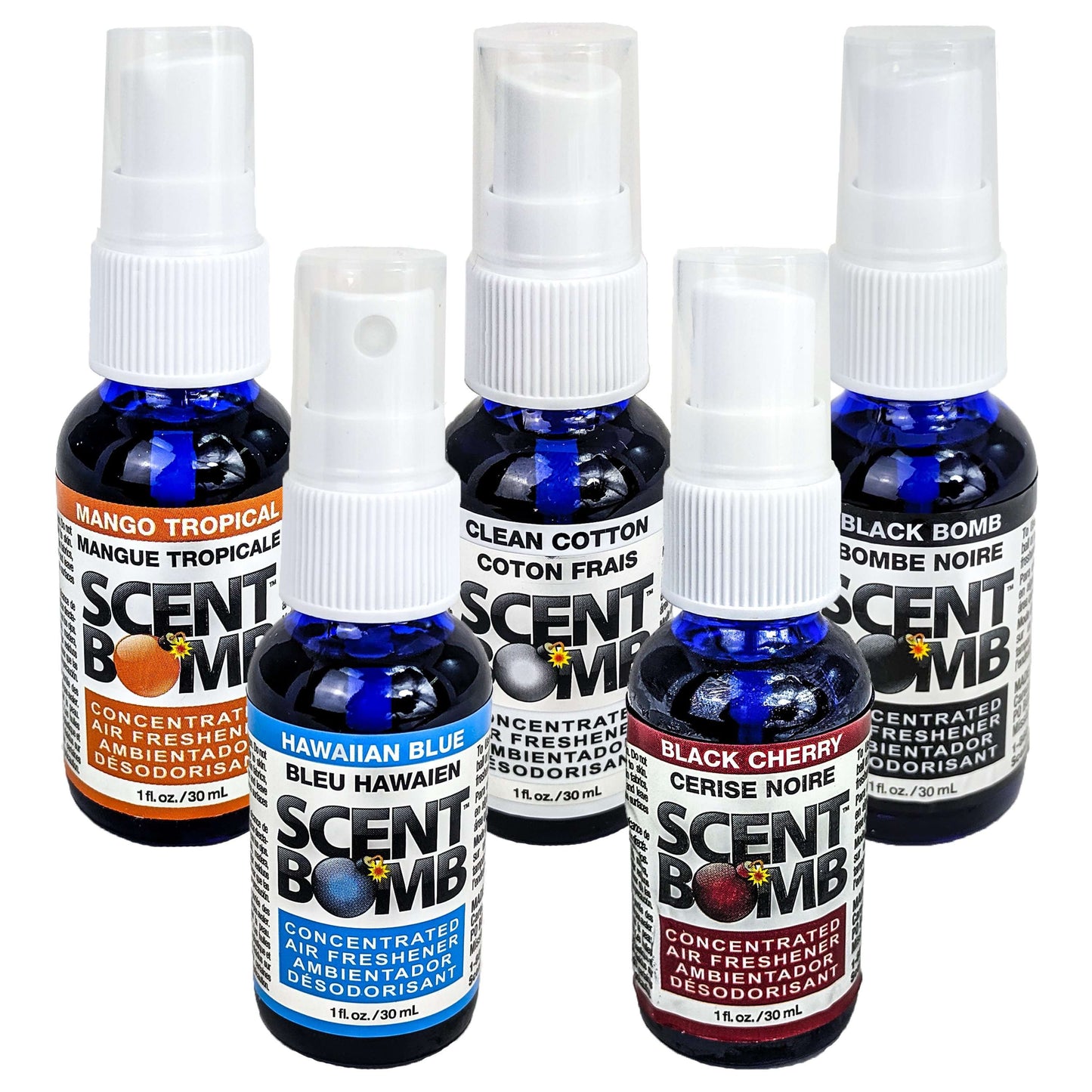 4-Pack Scent Bomb 1OZ Air Freshener Sprays