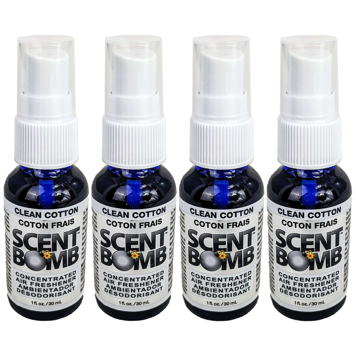 4-Pack Scent Bomb 1OZ Air Freshener Sprays