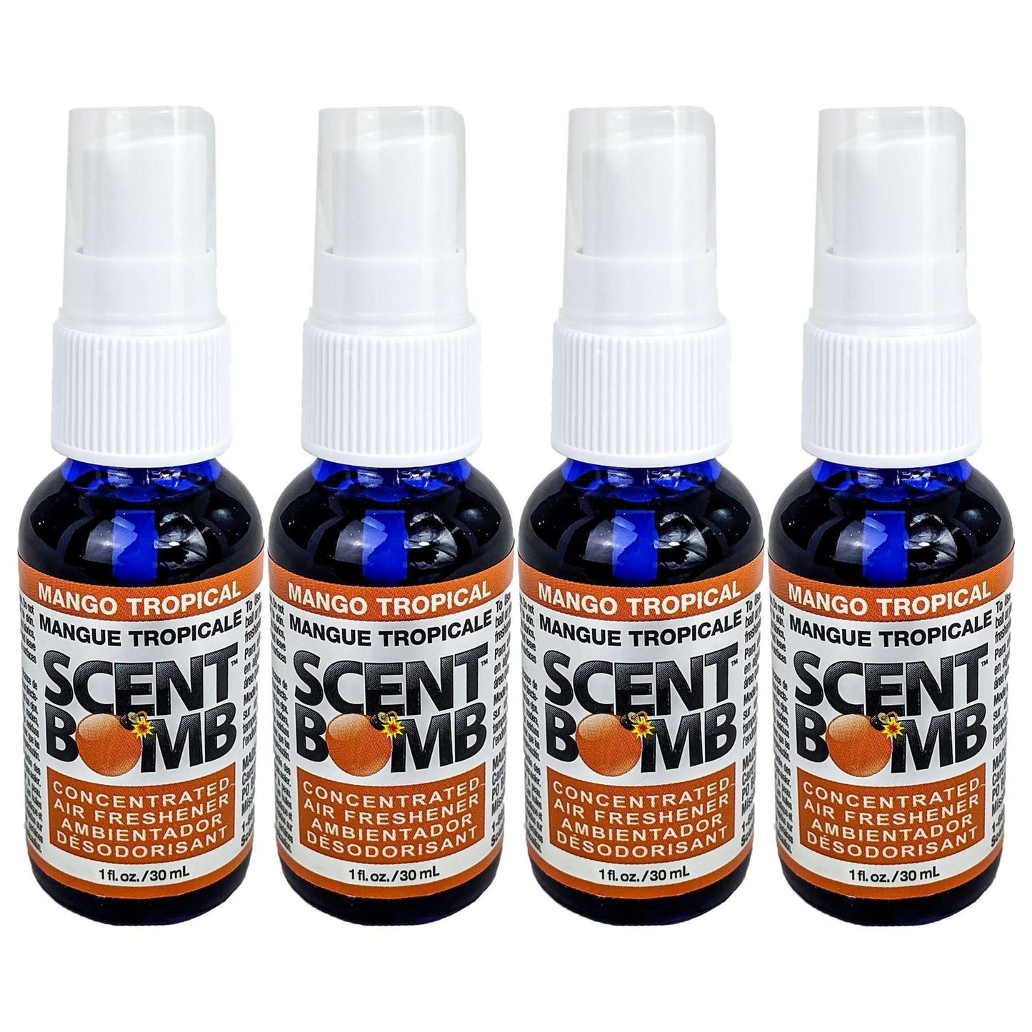 4-Pack Scent Bomb 1OZ Air Freshener Sprays