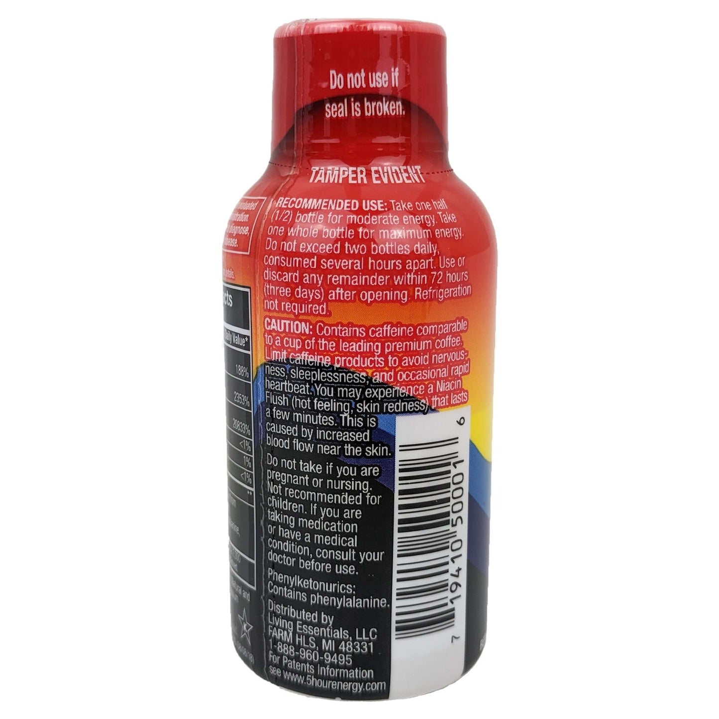 Regular Strength Berry 5-Hour Energy Drink Shots 1.93oz - 1 Bottle