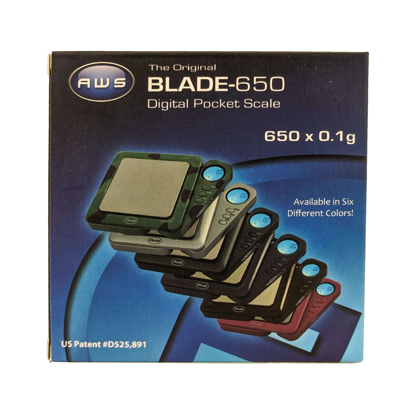 AWS Blade Digital Scale, 650g x 0.1g, Blade-650 Gray