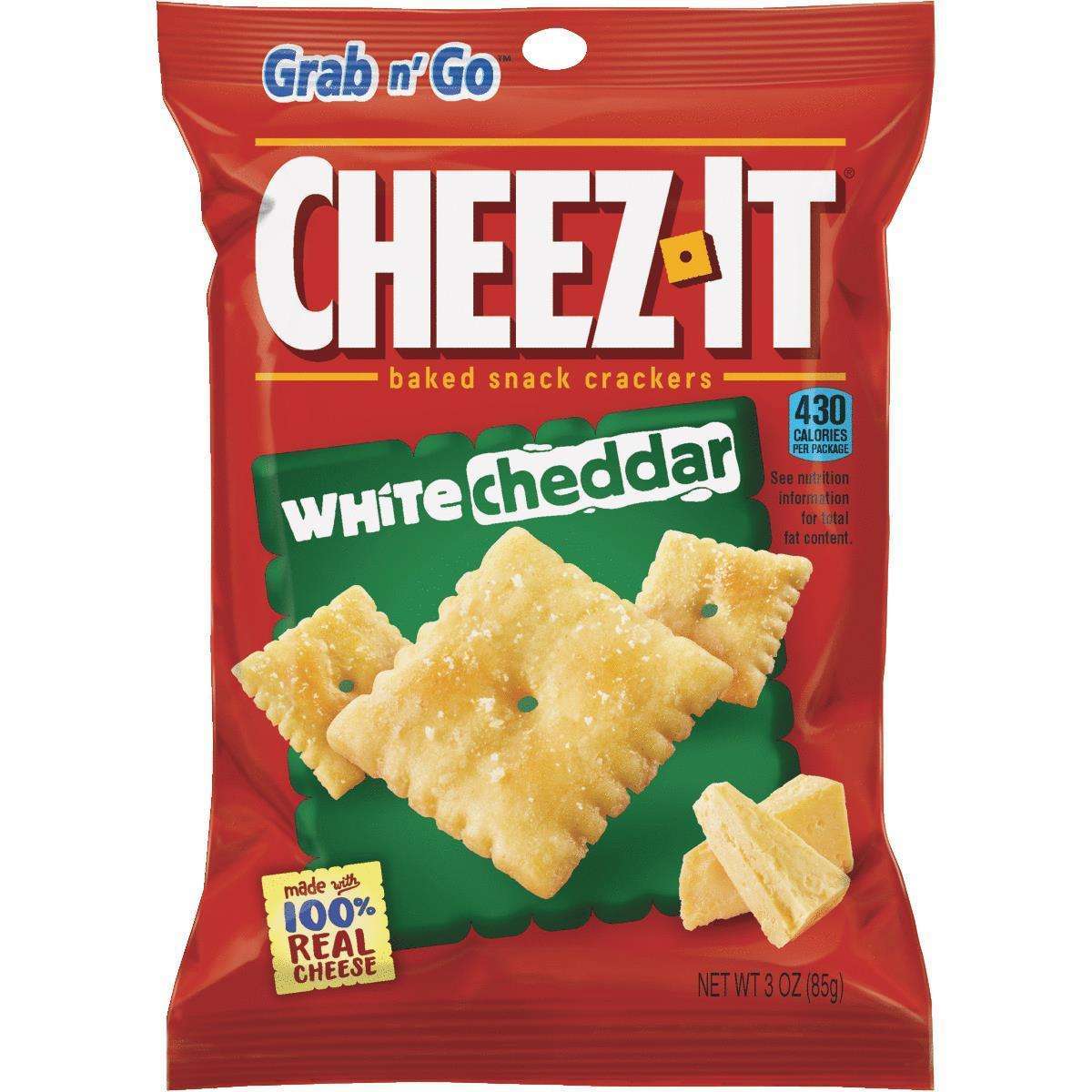 Cheez-It White Cheddar Baked Snack Crackers 3oz. (85g)