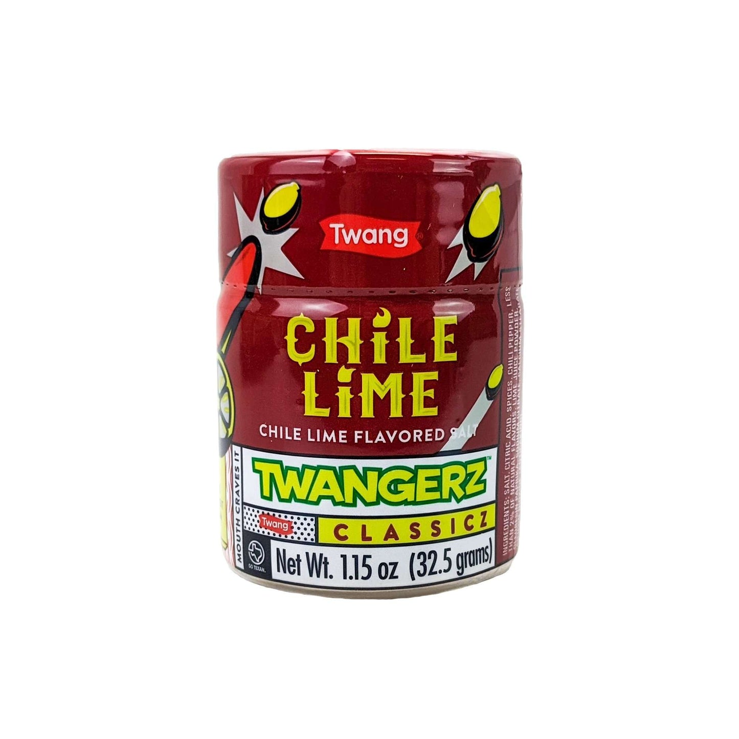 Chile Lime Flavor Twang Twangerz Snack Topping, 1 Shaker