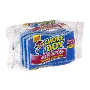 Chore Boy All Purpose Two-Sided Scrubber Sponges, 3-Pack