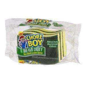 Chore Boy Heavy Duty Two-Sided Scrubber Sponges, 3-Pack