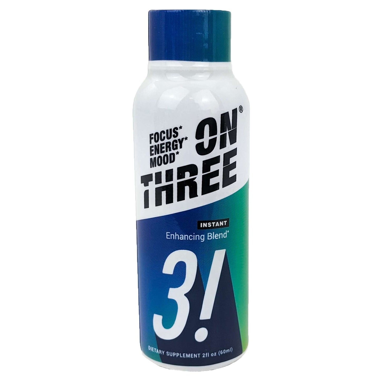 On Three 3! Instant Enhancing Blend, 2oz 60ml,12-Pack Box