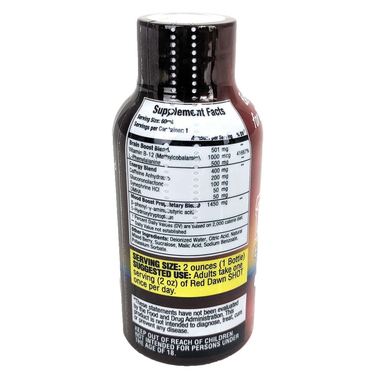 Blue Rise Energy Shot – 8oz Bottle (Pack Of 3) – Similar To RedDawn Energy
