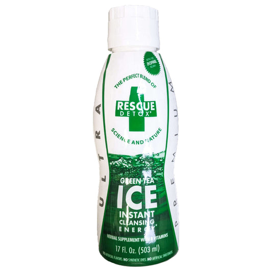 Rescue Detox ICE Instant Cleansing Energy, 17oz, Green Tea Flavor