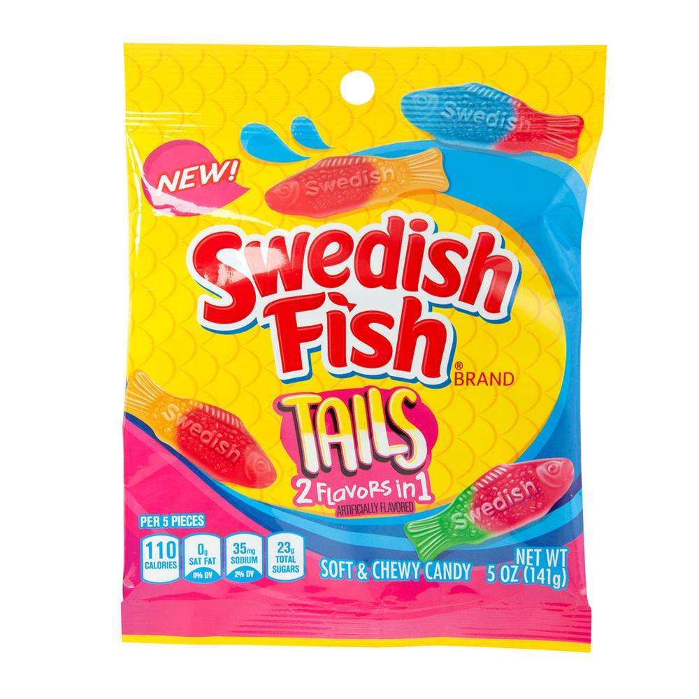 Swedish Fish Tails 2 Flavors in 1 Assorted 5oz. (141g)