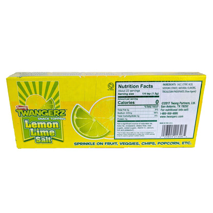 Twang Twangerz Snack Topping 10-Pack, Lemon Lime Flavor