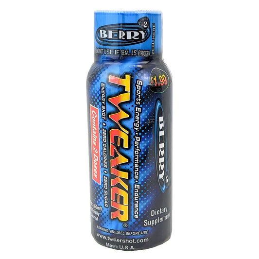 Tweaker 2oz Energy Shot, Berry Flavor