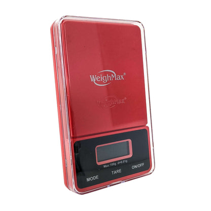 WeighMax Ninja Pocket Scale 100g x 0.01g NJ-100 - Red